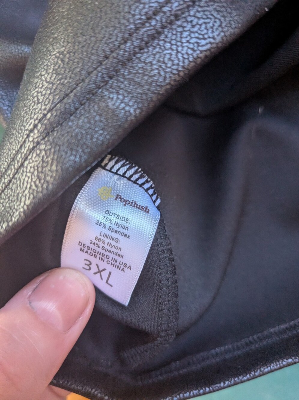 Shapewear Faux Leather Miniskirt - Picture 4 of 4